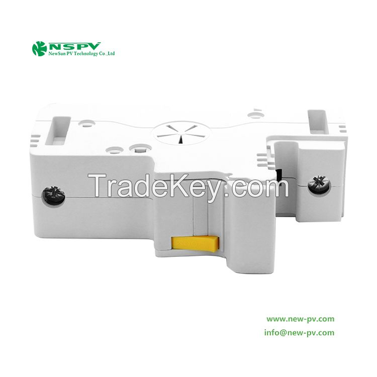 NSPV Solar Fuse Holder 1500VDC Max. 100A Din Rail Mount Fuse Holder