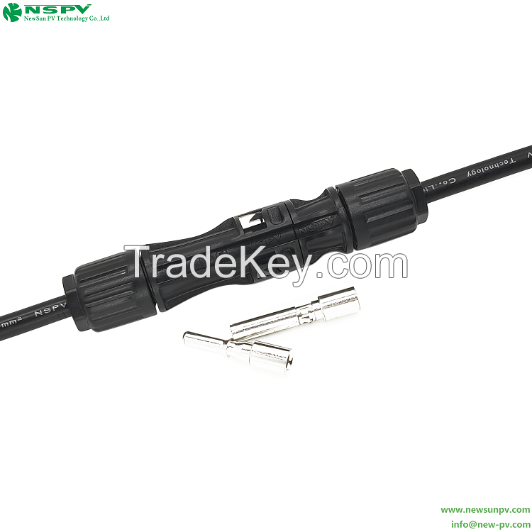 1500VDC 60A Solar Cable Connector With CU AL Terminal Pins Solar Electrical Connectors