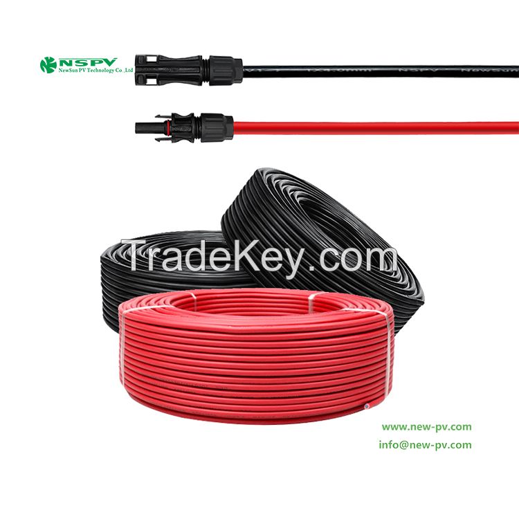 PV Solar DC Cable PV Solar Wire 2.5mm2 4mm2 6mm2 10mm2 1500V PV1-F 1000V