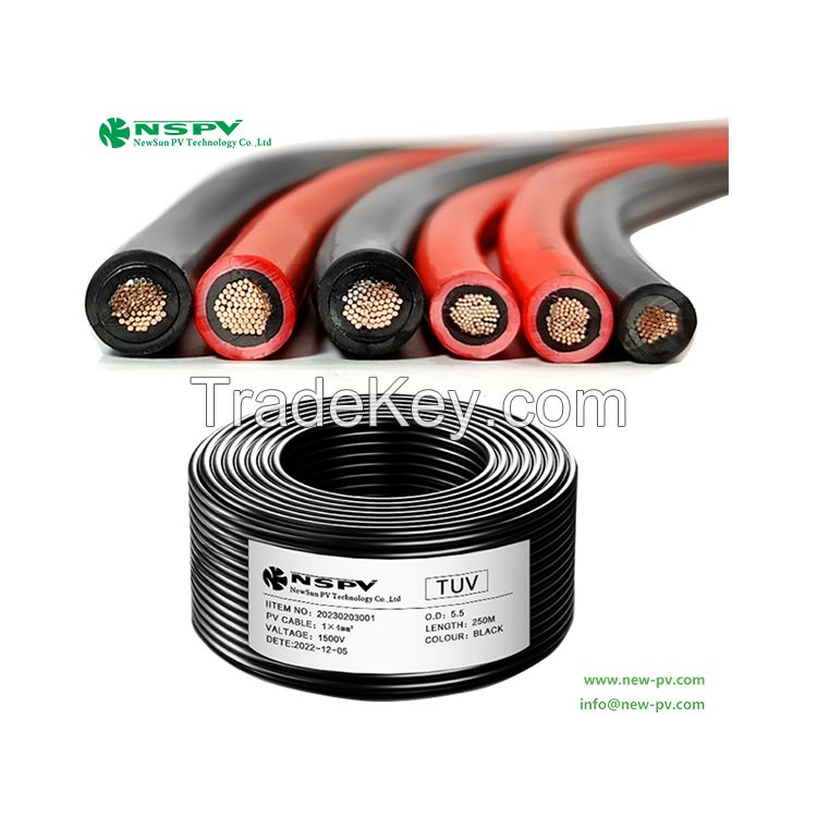 Factory Price Wires For Solar Panels 6mm Solar Panel Wire 4mm 10mm DC Cable Wire For Solar Energy System