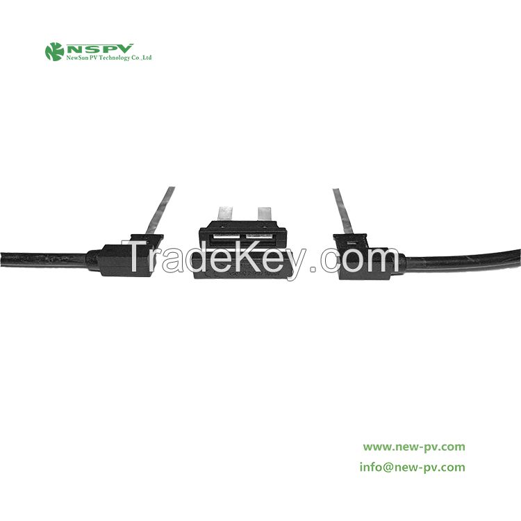 PV Edge Junction Box For Bifacial Solar Panel Connection Edge Connector For Solar Panel