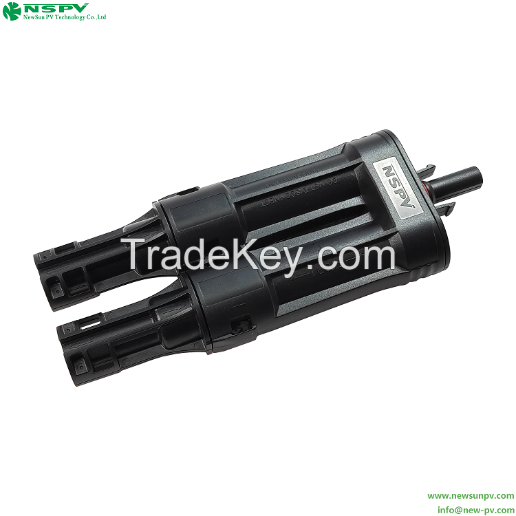 Competitive DC Solar Panel Fuse Connector Cable End 1500VDC 50A PV Panel Connector For Photovoltaic System