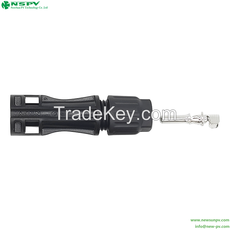 TUV Approved 1500VDC Solar Cable Connector IP68 Waterproof PV Wire Connector For Solar Panel