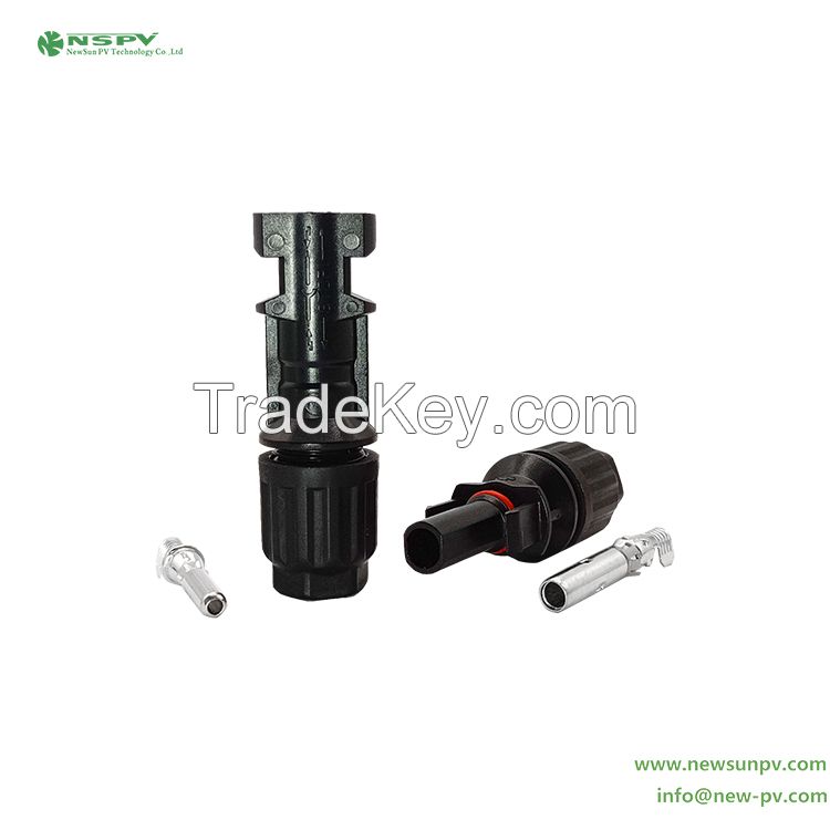 TUV Solar Wire Connectors PV Cable Connector Compatitable mc4 Evo2 Connector 1000VDC 1.5-6mm2 Solar Connectors