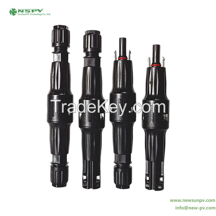 DC Connector Waterproof IP68 Solar Fuse Connector 1500VDC 50A Solar Connector With Inline Fuse