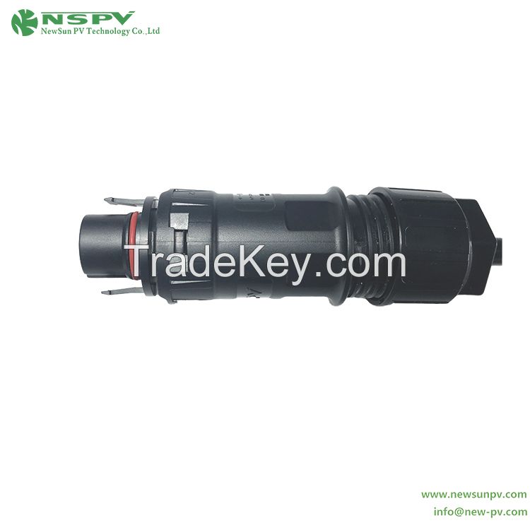 3 Pin Solar Power Connector 500V AC Connector Cable Female Type Solar AC Wire Connector Waterproof