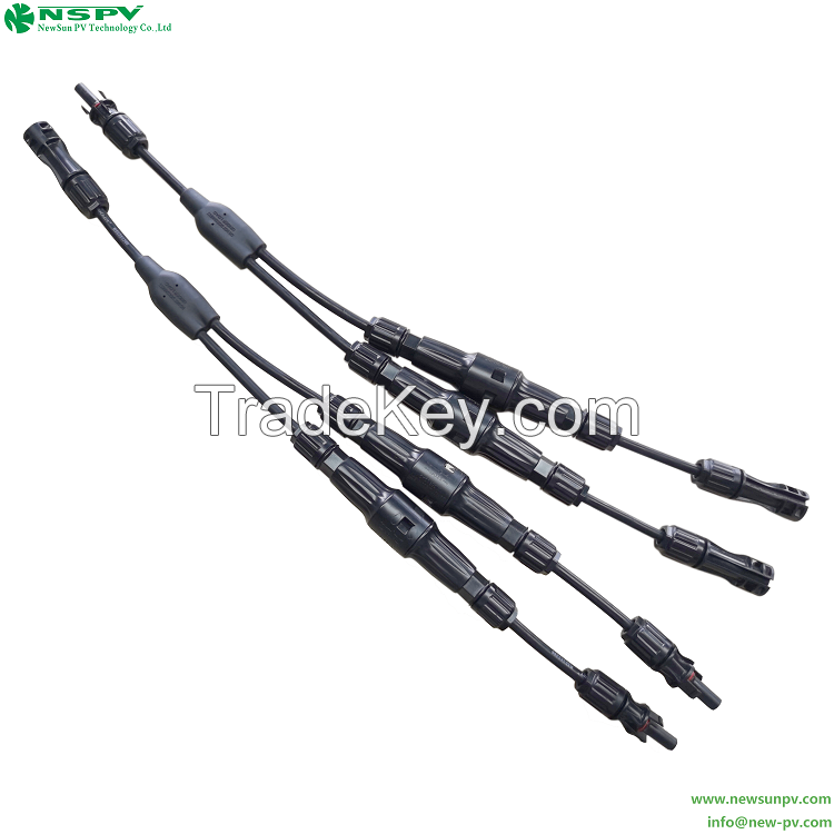 Solar Cable Harness 1500VDC 50A Solar Cables And Fuse Connectors Solar Cable Wiring