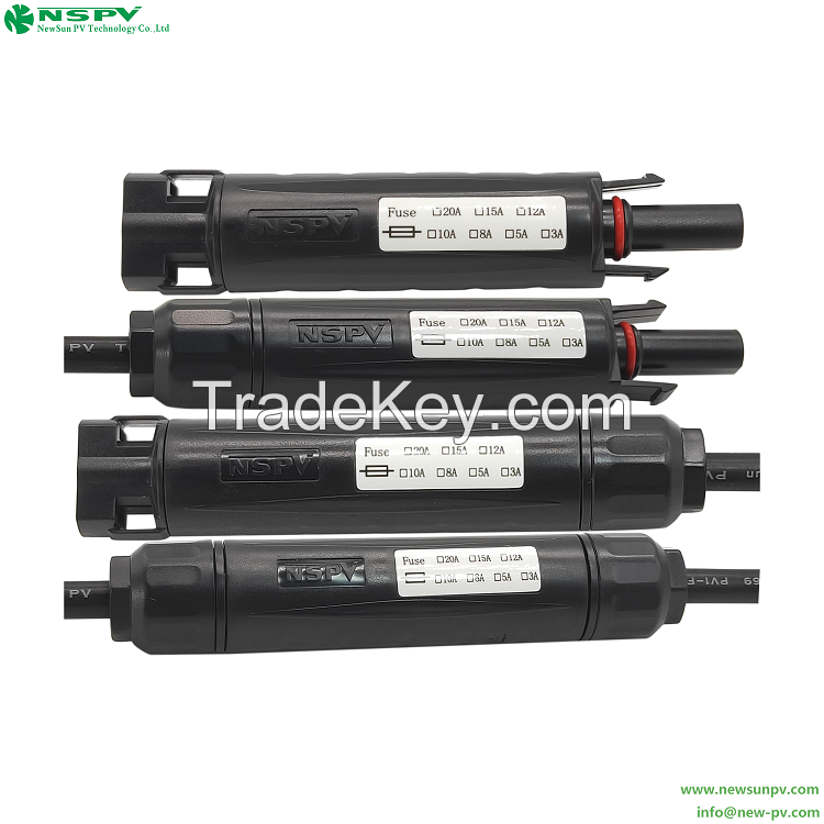 1000VDC 30A Solar Fuse Connectors Photovoltaic Fuse Connectors For Solar Energy System