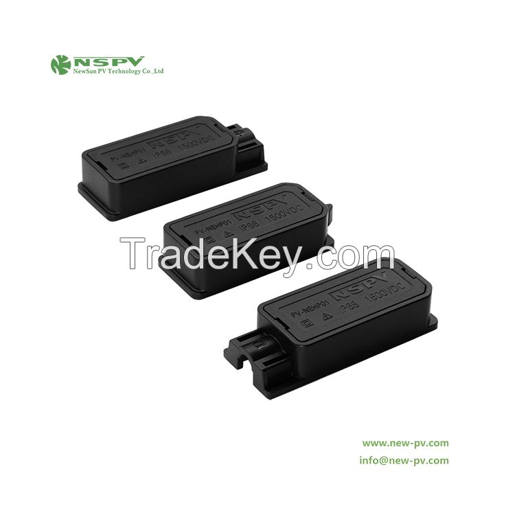 Split PV Junction Box 1500VDC PPO/PPE PA IP68 Waterproof PV Panel Junction Box