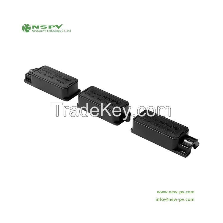 Split PV Junction Box 1500VDC PPO/PPE PA IP68 Waterproof PV Panel Junction Box