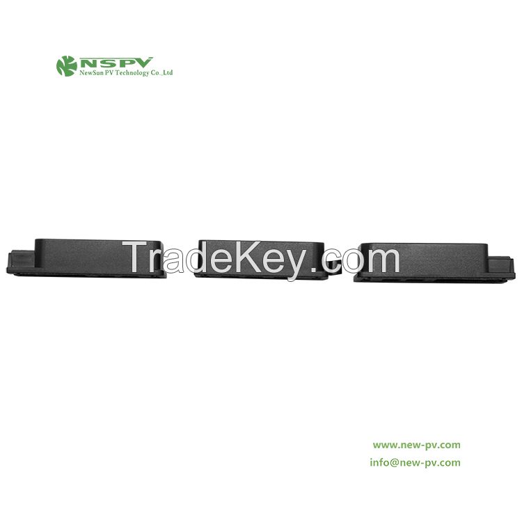Split PV Junction Box 1500VDC PPO/PPE PA IP68 Waterproof PV Panel Junction Box