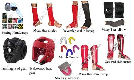 boxing handwraps boxing printed handwraps muay thai anklets cloth shin insteps muay thai elbow protectors training safety cage head gear teakwondo head gear mouth guards mouth guards case muay shin insteps mma grappling shin insteps 