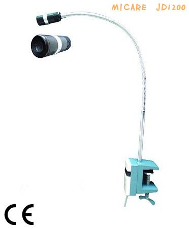 clip-on wall mounted type 7w led centre x beam exam light for ENT gynecology dental vet examination lamp