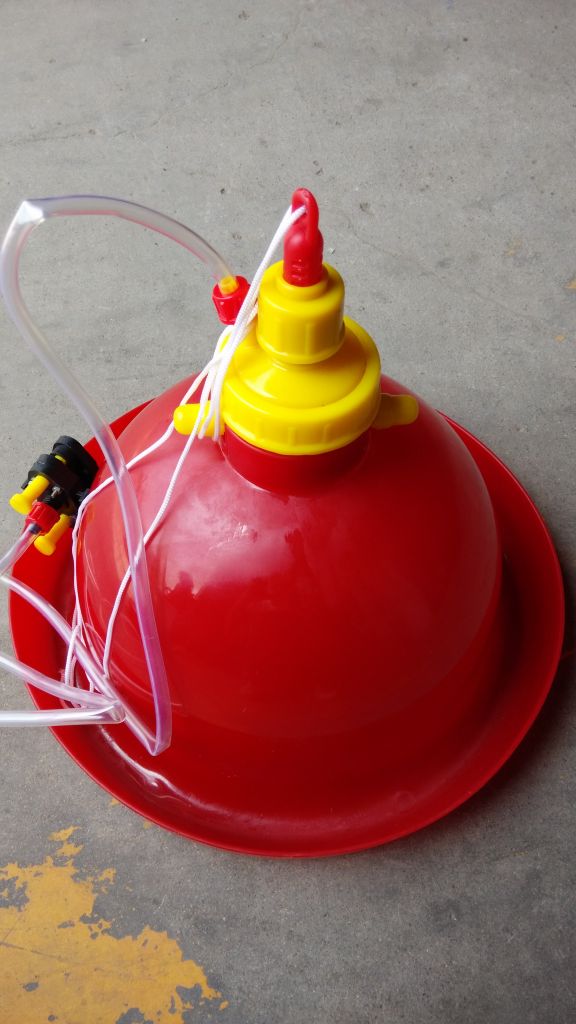 Chicken or Duck Plastic Poultry Plasson Bell Drinker