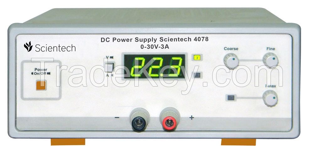 0 - 30V / 3A DC Power Supply