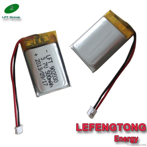 Rechargeable Polymer 3.7v 500mah Battery for GPS