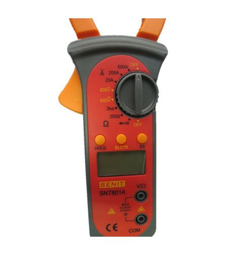 snt801a digital clamp meter with voltage test