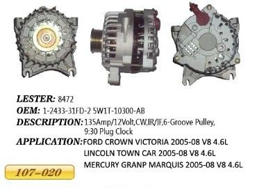 Car alternator suitable for Ford Crown Victoria