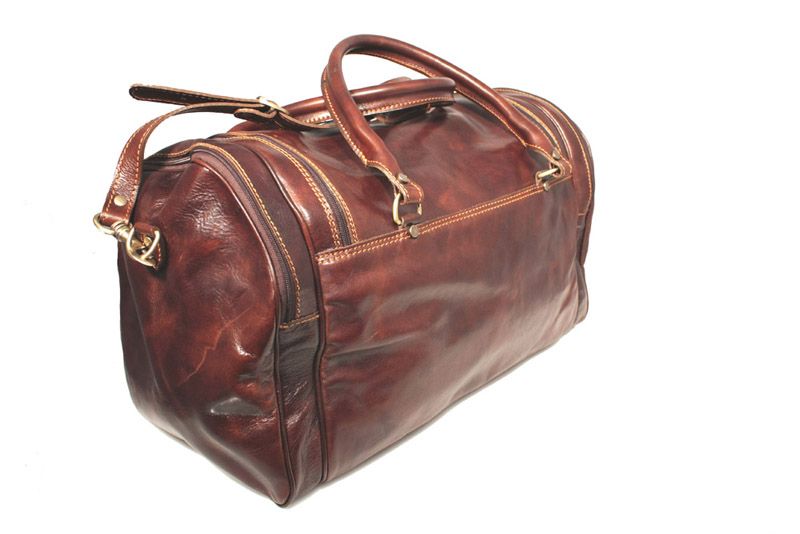 Vintage leather travel bag,duffel bag with top quality