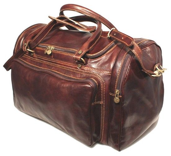 Vintage leather travel bag,duffel bag with top quality