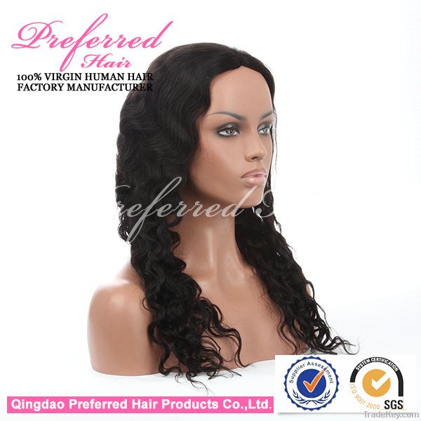 Queen Preferred Brazilian virgin hair full lace wig in stock