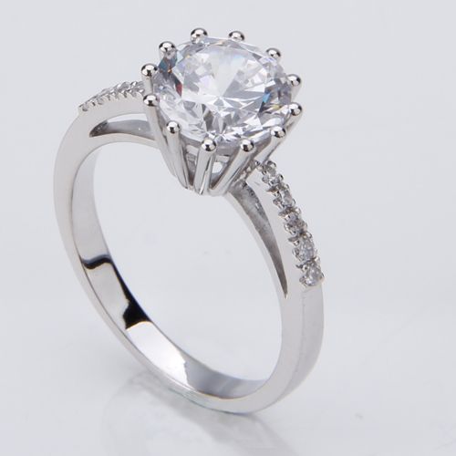  100% Sterling Silver Lady Wedding Ring