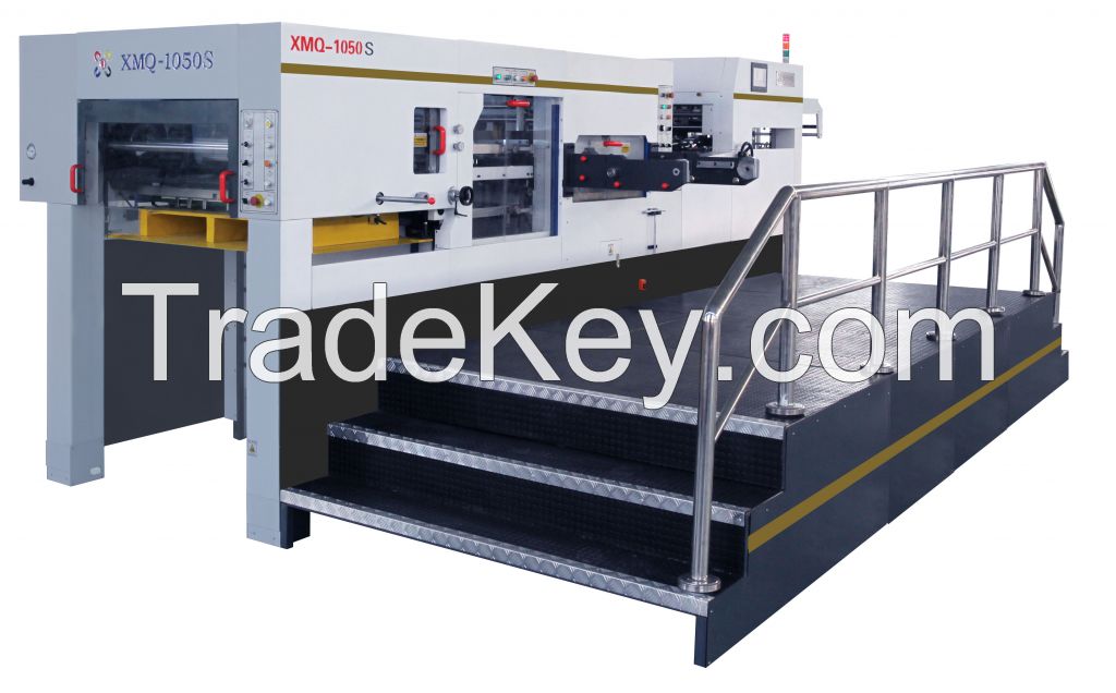 1050mm Automatic Label die cutting machine with stripping 