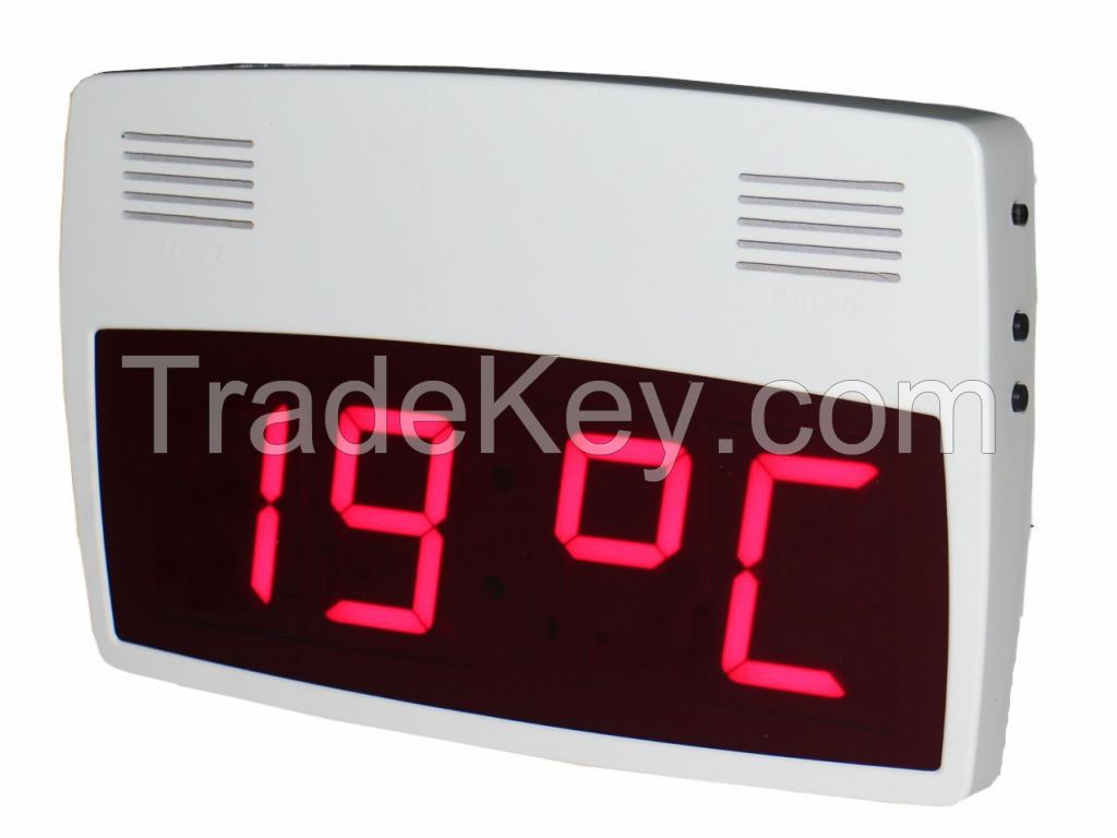 DIGITAL CLOCK and TEMPERATURE INDICATOR