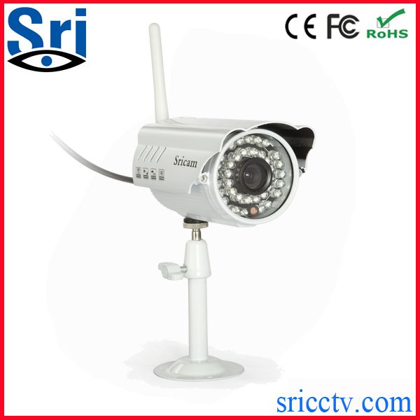 Sricam factory outdoor night vision infrared 720p wireless IP camera