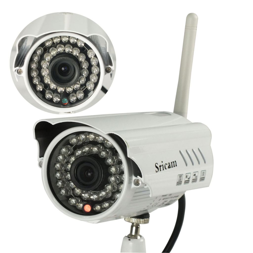 Sricam factory outdoor night vision infrared 720p wireless IP camera