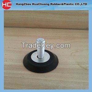 Rubber leveling feet 