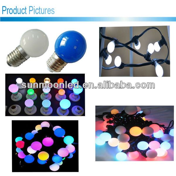 G45 colorful decorative LED lamp