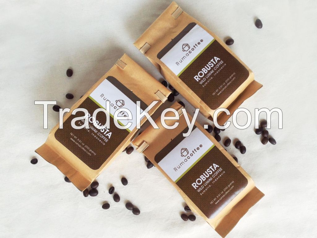 Rumacoffee Robusta Luwak Coffee - Green Beans