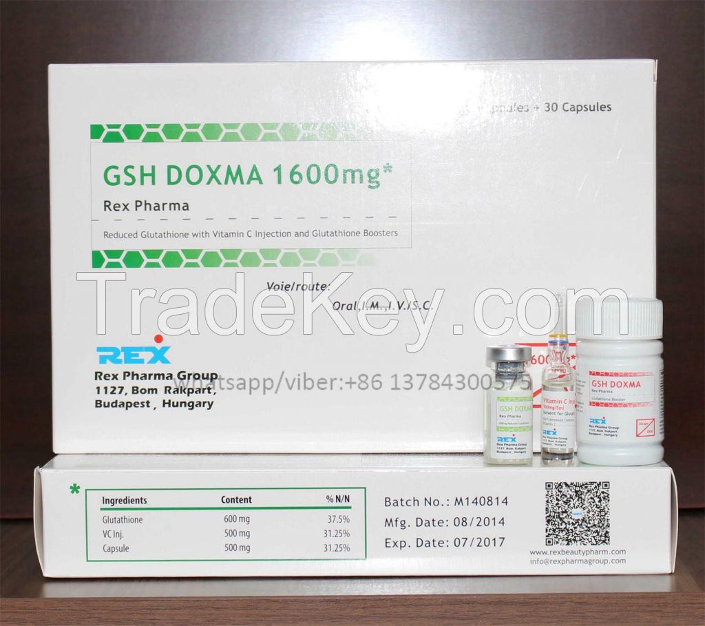 Glutathione for injection 600mg for skin lightening