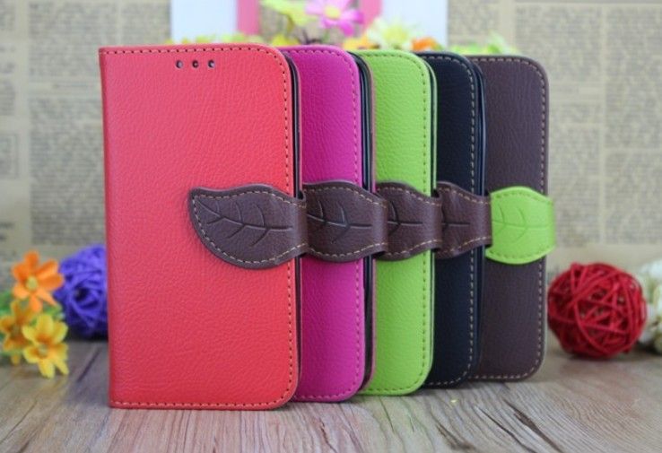 Leaf Wallet Leather Case For Samsung Galaxy S4/IV i9500 