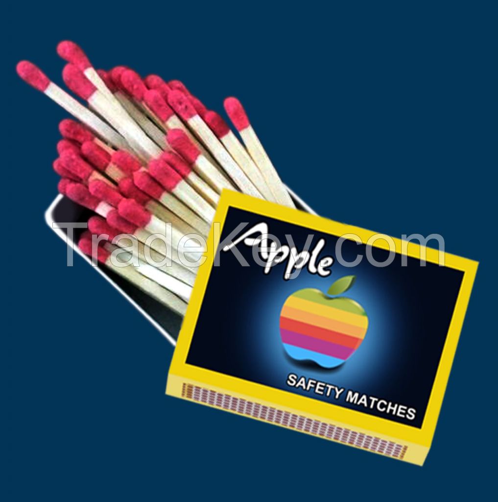 APPLE CARDBOARD MATCHES