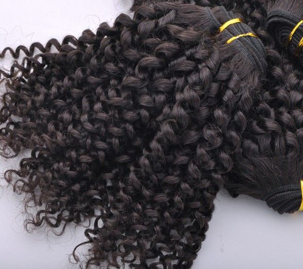 Kinky Curl Hair Extension 100% Human Hair, Remy Hair 