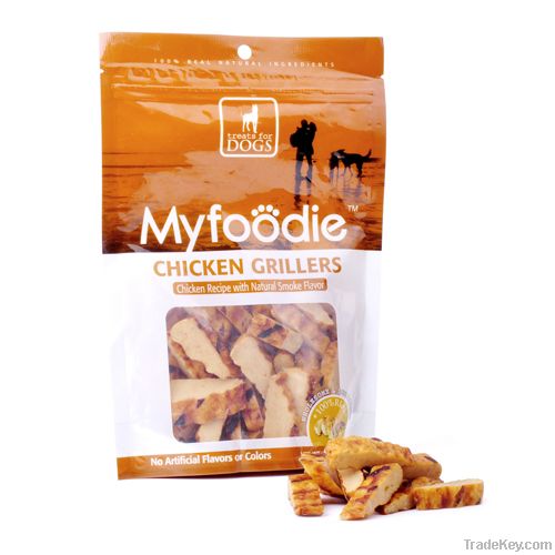 Myfoodie Gourmet All Natural Chicken Grill Dog Treats Chews 5oz