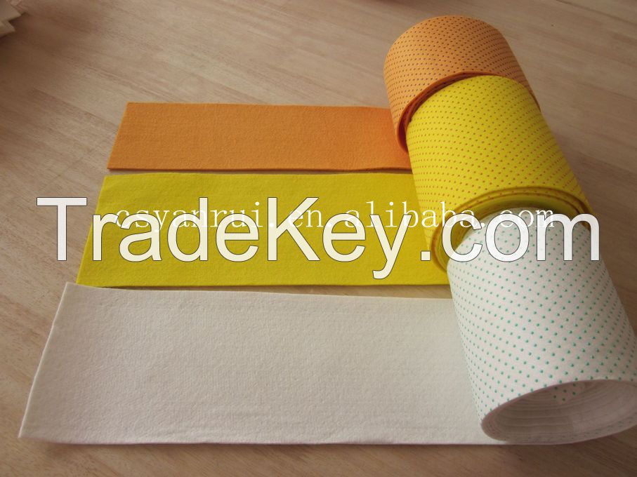 Anti-sliping nonwoven fabrics with dots