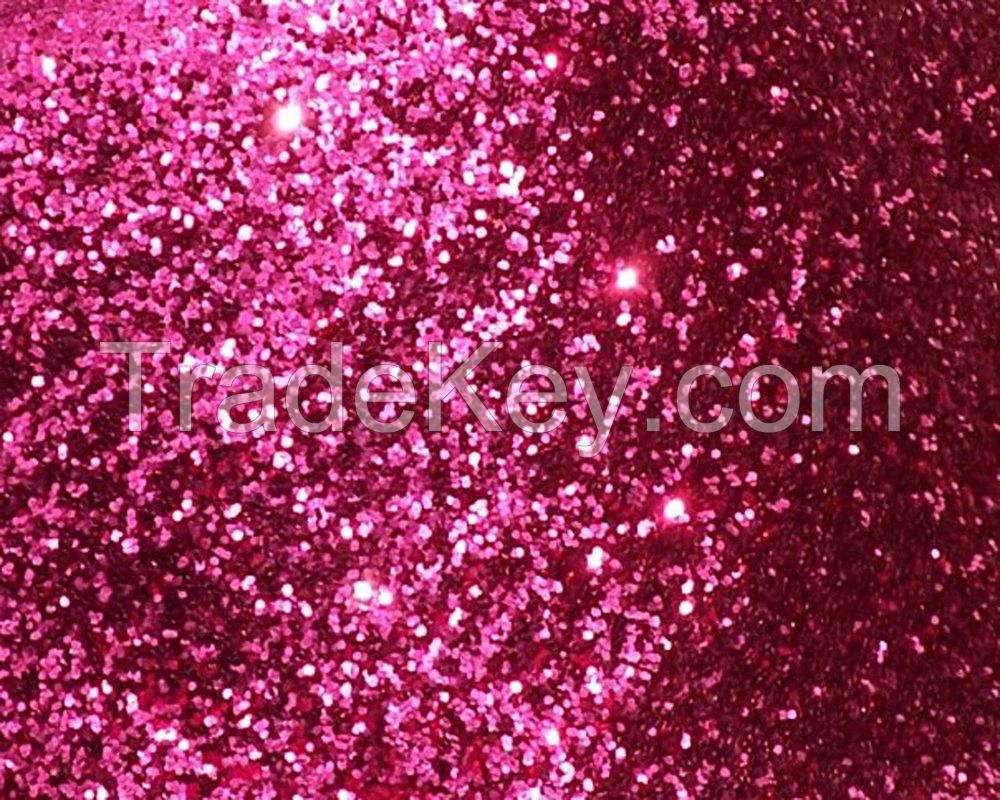 Deep pink Glitter