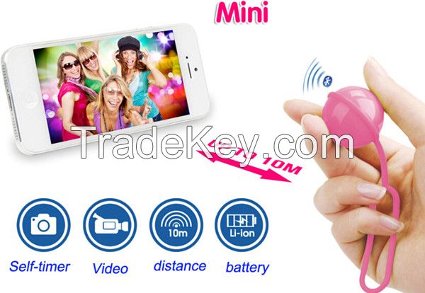 HOT !!! Mini Bluetooth Remote Control Self-Timer Camera Shutter, wireless remote shutter