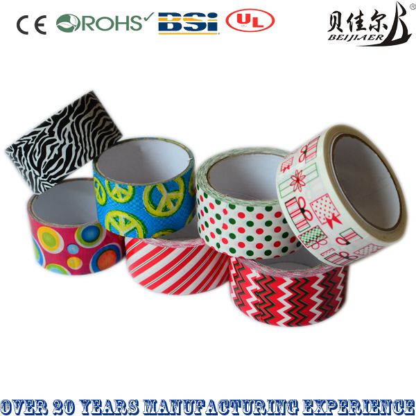 PVC custom printed cloth duct tape wrapping colored tape air conditioner tape wrapping tape for heavy-duty packing