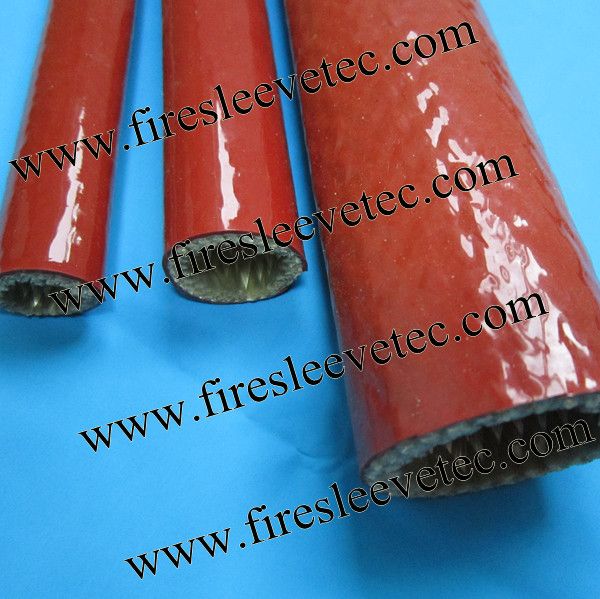 BSTFLEX silicone Rubber Coated Fiberglass Braided Fire Sleeve