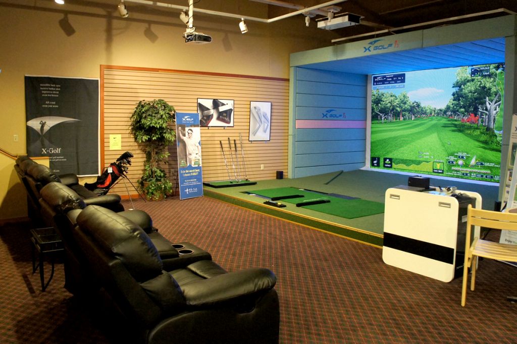 Simulated Golf Trainer, Indoor Sports Entertainments