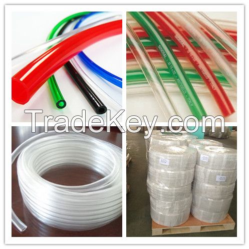 pvc clear flxible non toxic multi size available highest pressure 1/4 to 2 inch transparent hose 