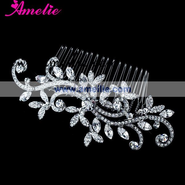 New arrvial flower and rhinestone tiaras and crowns wedding jewelry