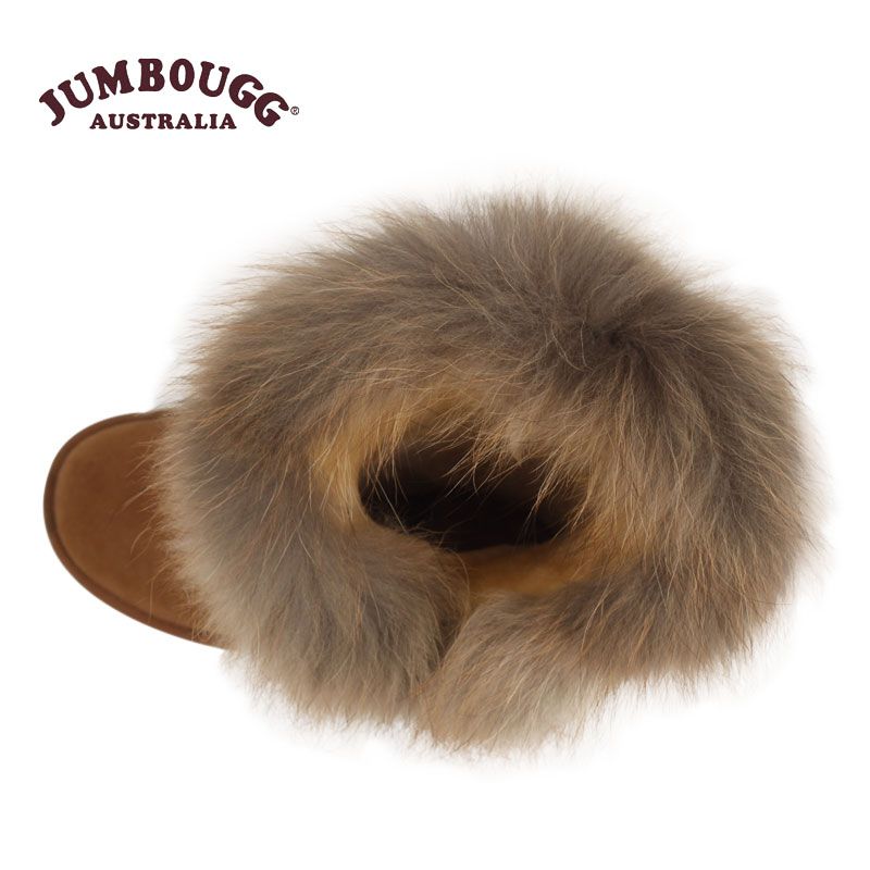 Jumbougg and wool fur one snow boots in female boots fur high-leg thermal 5014 flat