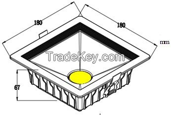 JN best 2014 surface mounted led downlight 20w 30w ce rohs saa approved
