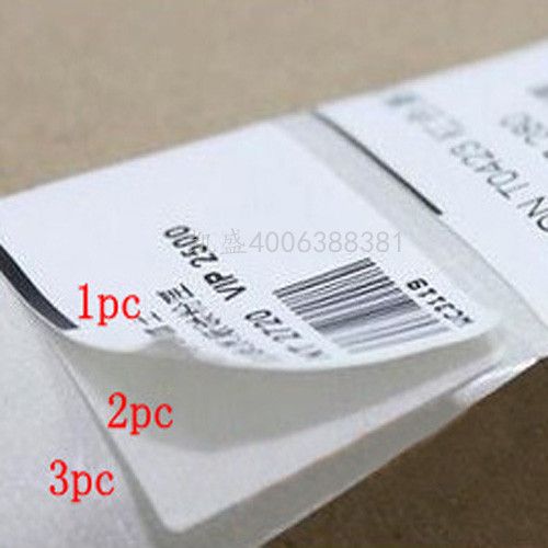 double-sided adhesive label