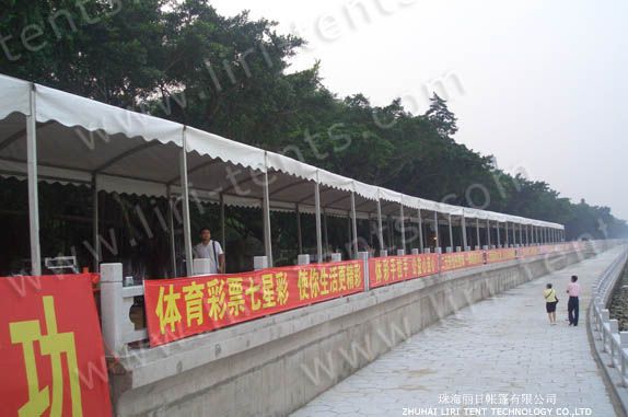 hot sale liri dome tent for exhibition/ wedding/ party/ event 4x15M 50-200 people